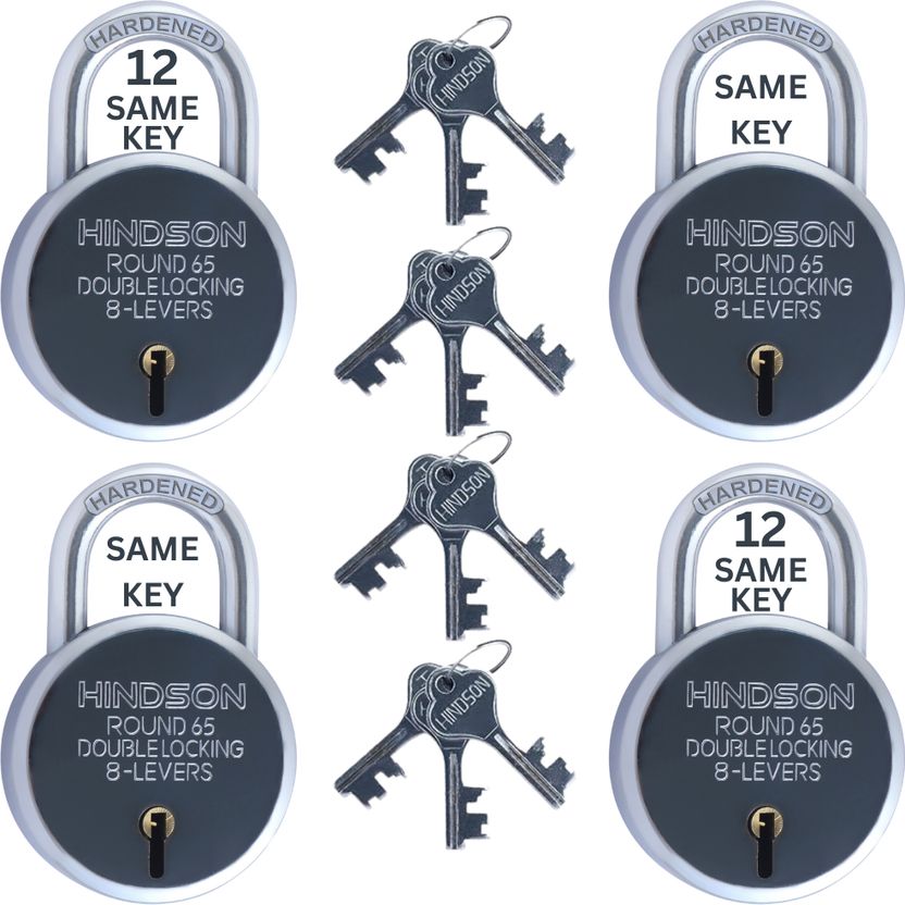 Godrej Navtal 6 Levers 3 Keys Lock (Gold) - Image 9