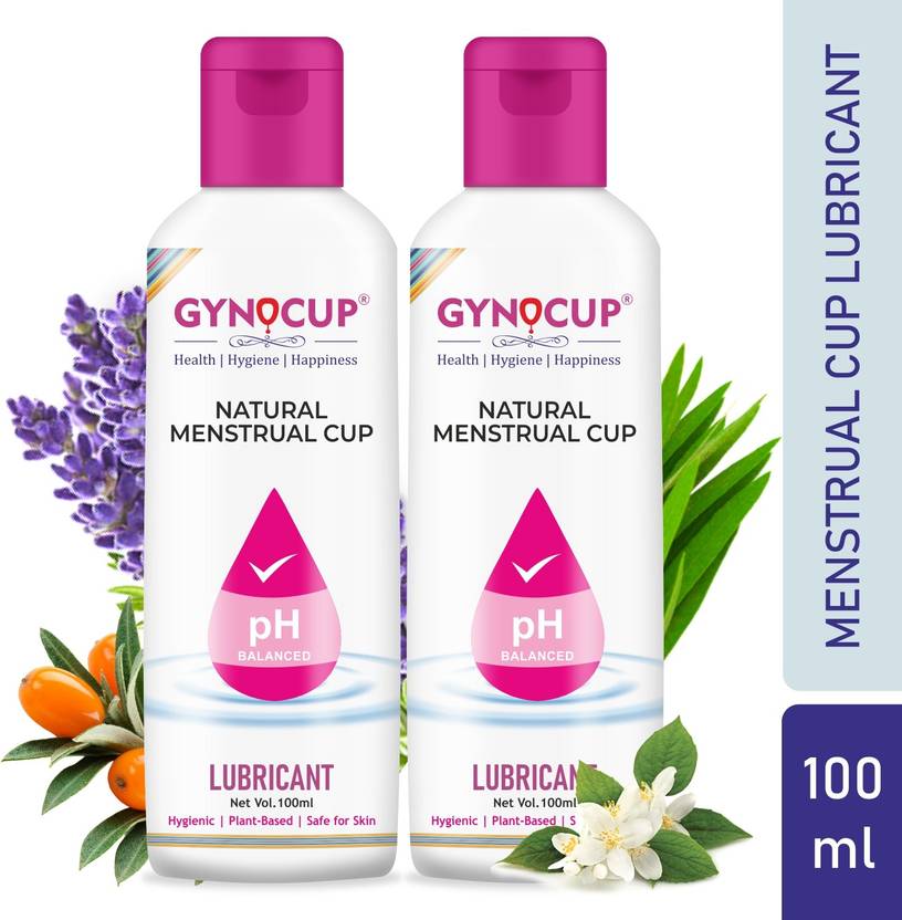 Gynocup Menstrual Cup Lubricant Water based & pH Balanced