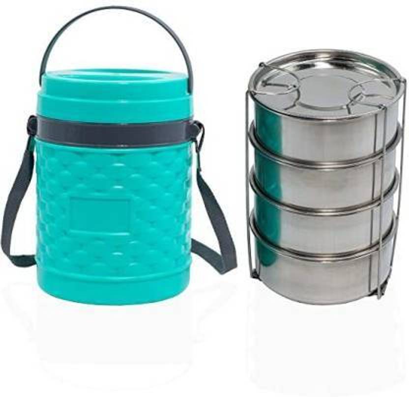 Raghunandan Lunch Box Set 4 Compartment Tiffin with