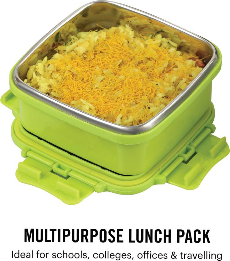 cello Thermo Click Stainless Steel Small Lunch Pack for