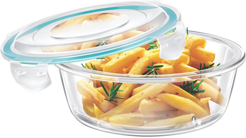 Signoraware Airtight Glass Lunch Box Home Office Fridge Food Container Indoor Outdoor Use 1 Containers Glass Office Lunch Box