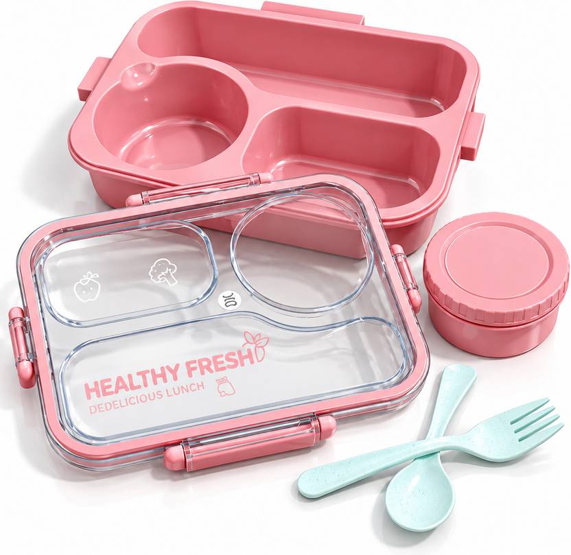 premium quality lunchbox Healthy lunch box 4 Containers Plastic School Lunch Box