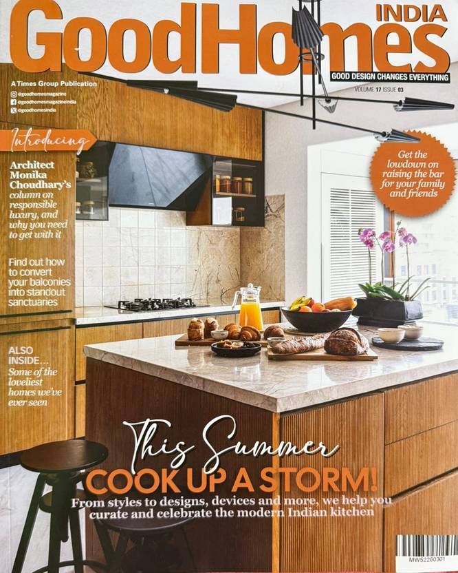 GoodHomes India magazine March April 2026 - This Summer Cook Up A Storm! Magazines