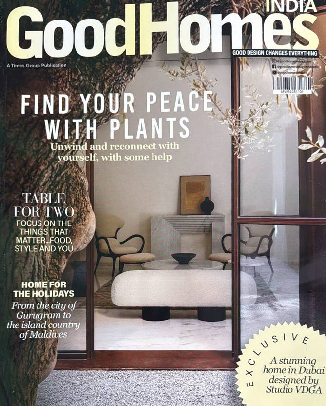 Goodhomes India November 2025 - Find Your Peace With Plants Magazines