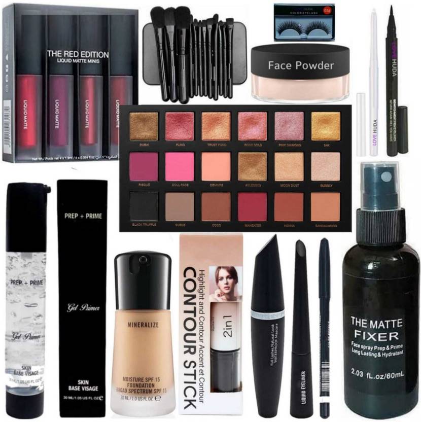 LOVE HUDA Waterproof HD Combo Bridal Beauty Parlour Makeup Set For