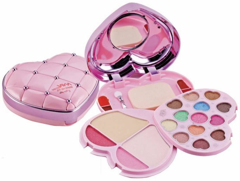 NYN Makeup Kit EyeShadows, Lip Colors, Blushes, Sponges, Brushes