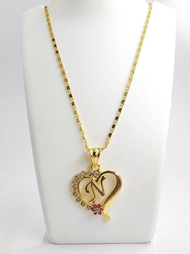 3SIX5 Latest Ethnic Designer Classy Initial Letter Women's Pride Daily Wear Mangalsutra Alloy Mangalsutra