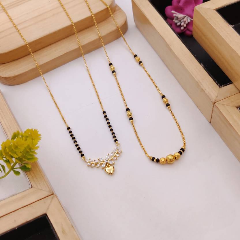 Zeraki Sales Single Line Designer Mangalsutra Brass Mangalsutra