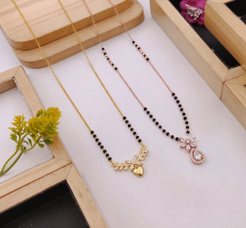 Zeraki Sales Single Line Designer Mangalsutra Brass Mangalsutra
