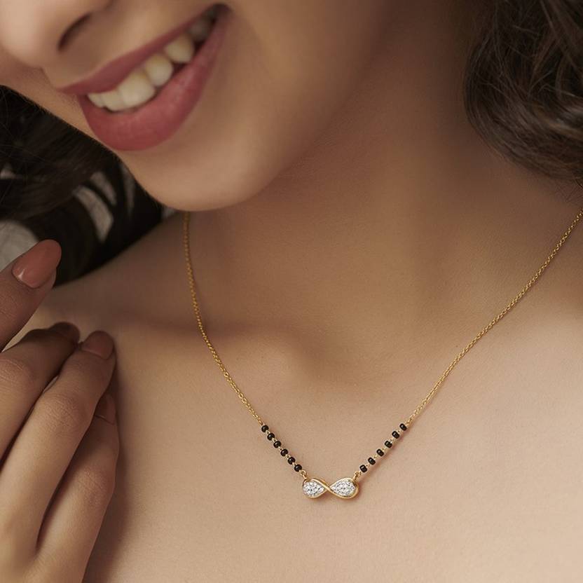 Zeraki Sales Single Line Designer Mangalsutra Brass Mangalsutra
