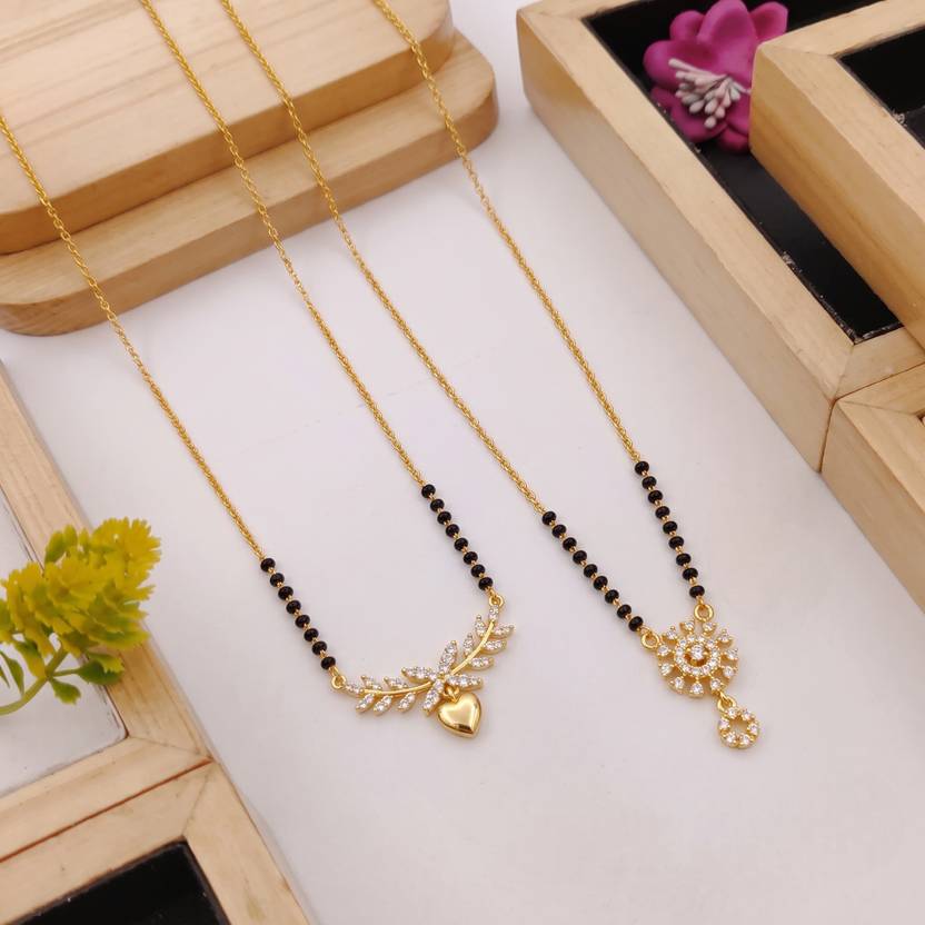 Zeraki Sales Single Line Designer Mangalsutra Brass Mangalsutra