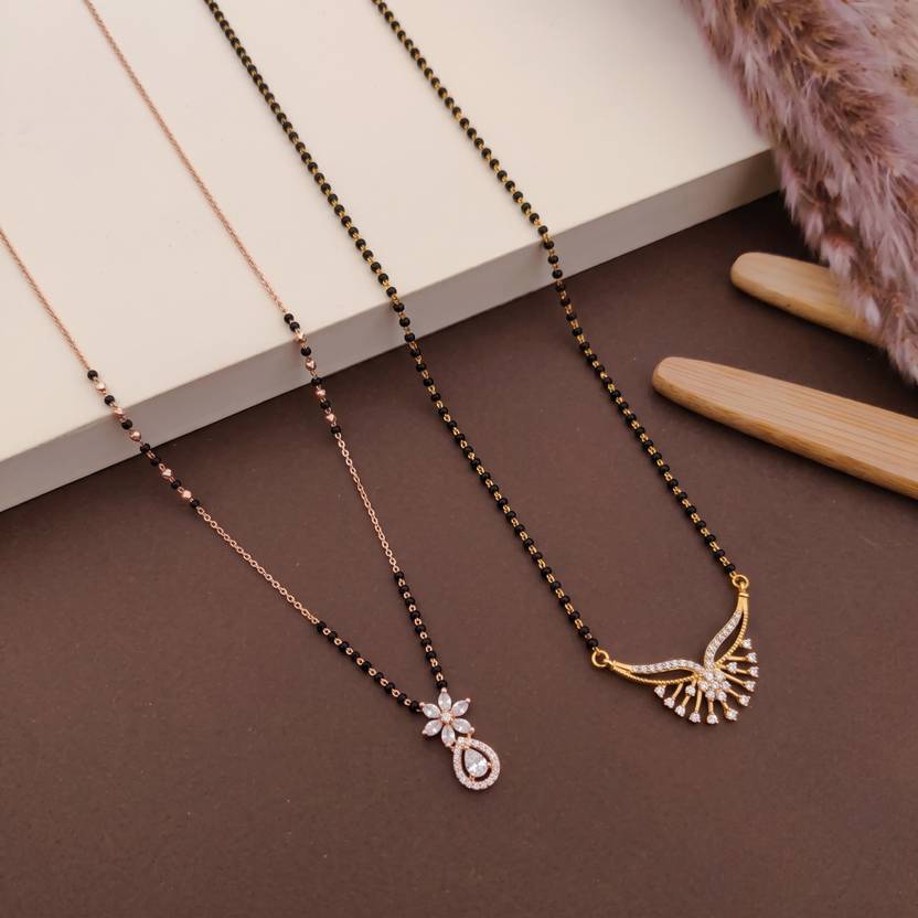 Zeraki Sales Single Line Designer Mangalsutra Brass Mangalsutra