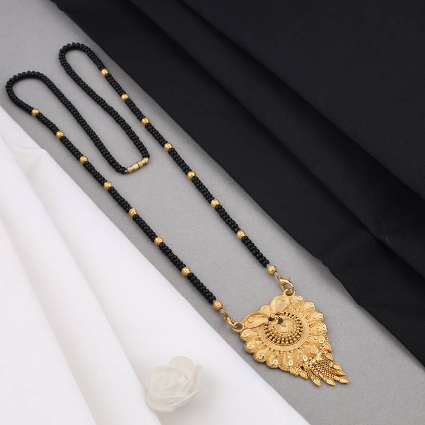 pearl jewellery Gold Plated Mangalsutra for Women and Girls Brass Mangalsutra Brass Mangalsutra