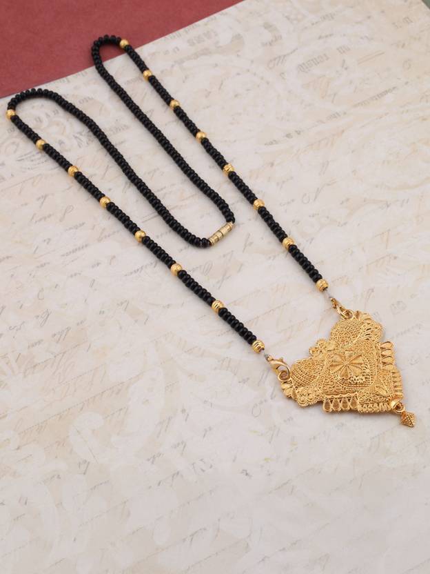pearl jewellery Gold Plated Mangalsutra for Women and Girls Brass Mangalsutra Brass Mangalsutra