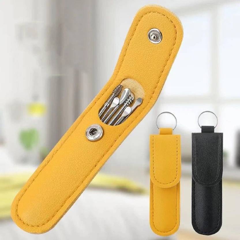 AVALENT New 6 Pcs Ear Wax Cleaner Resuable Ear Cleaner Tool