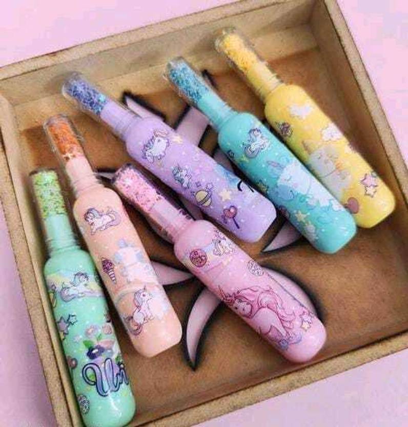 Tennessine Unicorn Theme Wine Bottle Shape Highlighters