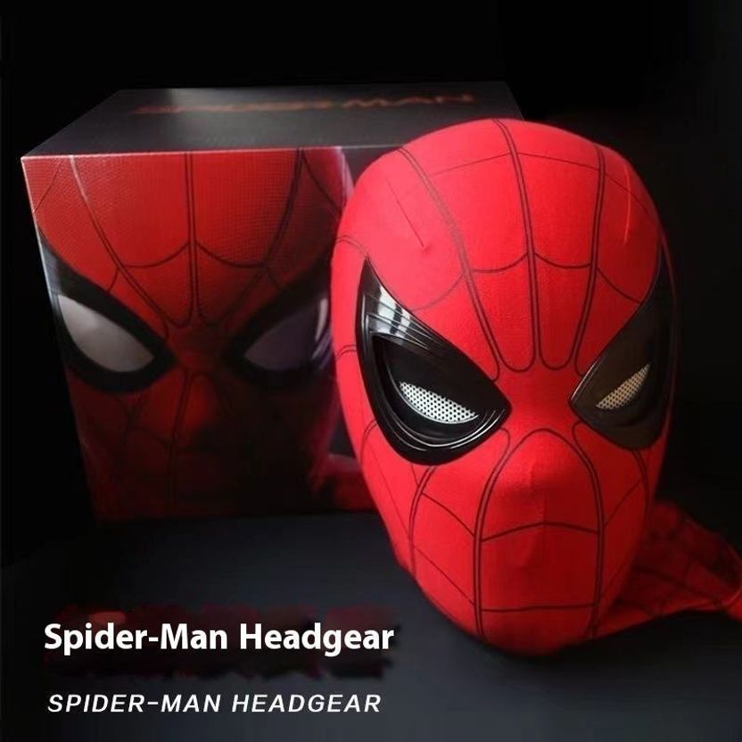 Wengonvila Kids Spider-Style Superhero Mask with Blinking Eyes - Image 1