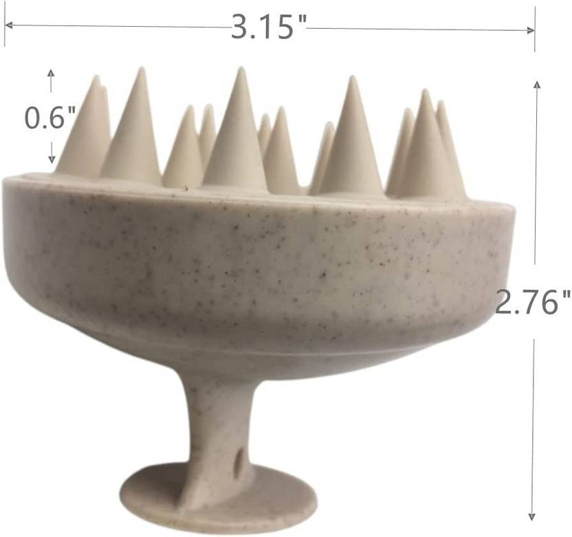 Rsentera Scalp Massager brown Scalp Massager Brush Help In Blood Flow