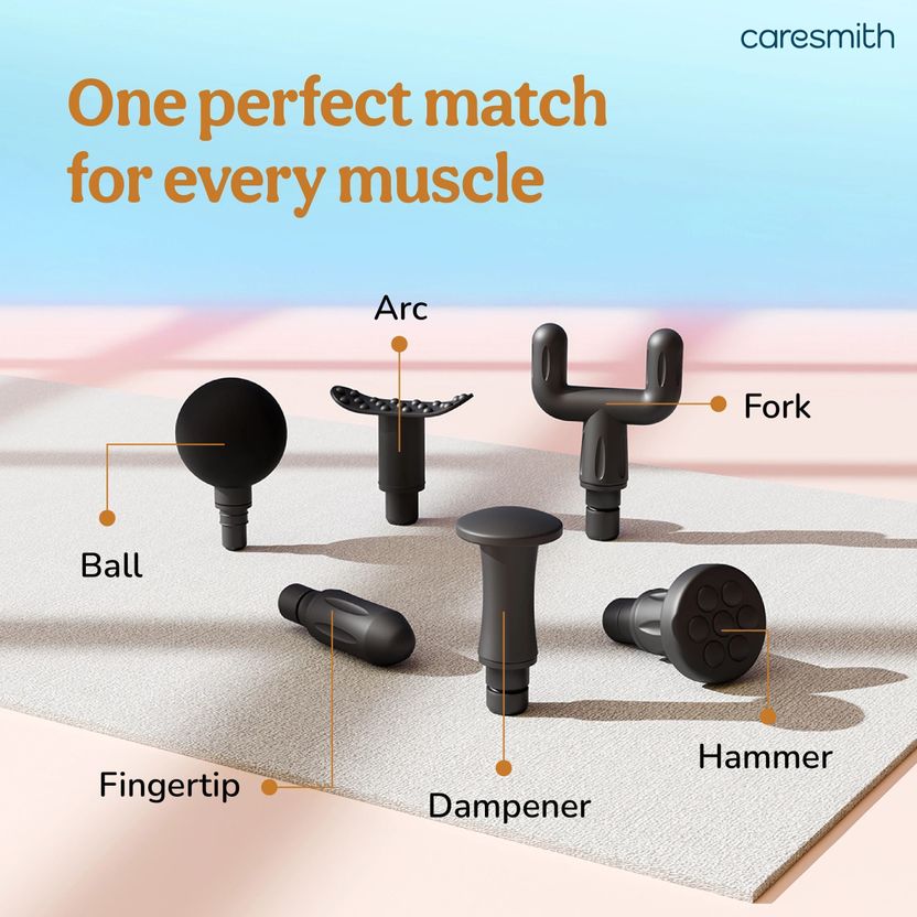 caresmith Charge Active Percussion Massage Gun - Image 3