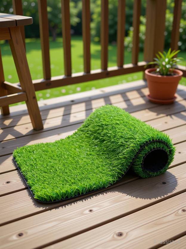 AAVAHAN Artificial Grass Door Mat