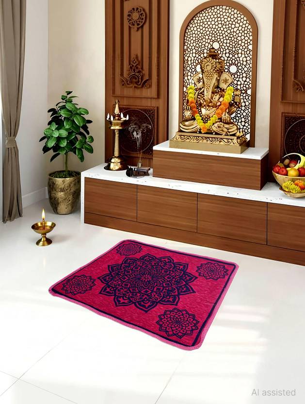 Furnishing Hut Velvet Prayer Mat