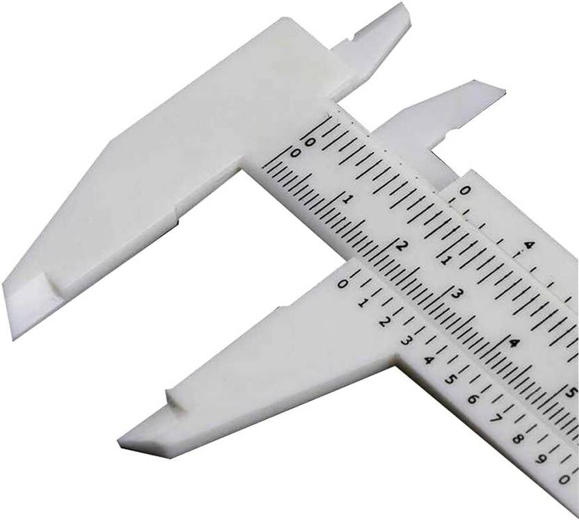 Aravli 150mm Sliding Measuring Device Makeup Measure Eyebrow Guide Ruler Test Indicator