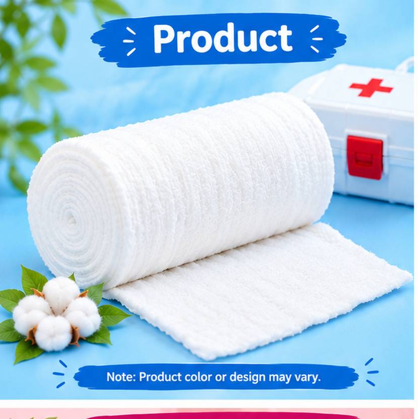Walia Soft Cotton Roll for Diya Batti Lamp Raw Cotton for Pooja Oil Lamps DIY Making Gauze Medical Dressing