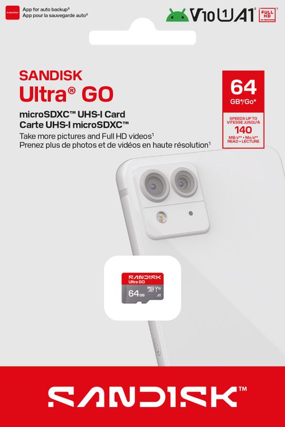 SanDisk Ultra Go 64GB microSD Card - Image 4