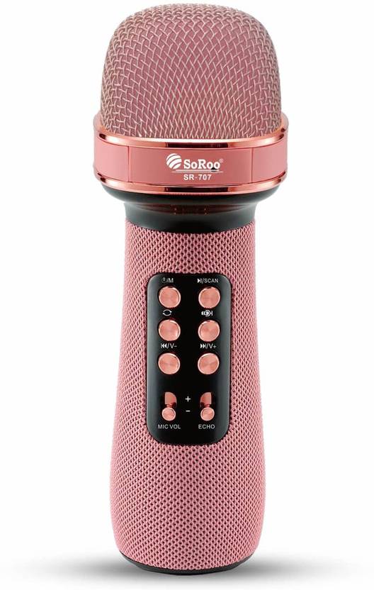 Soroo Sr707 Wireless Bluetooth Rechargeable Mic Karaoke Singing Mike