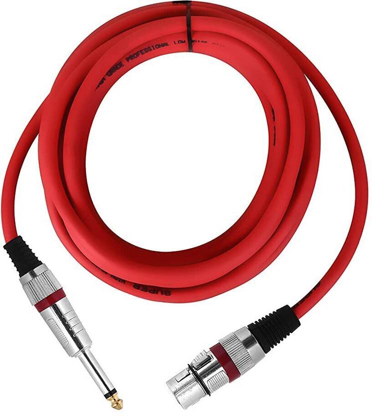 MORTAS 6.35mm Mono Male to XLR Female Cable Microphone Cable for