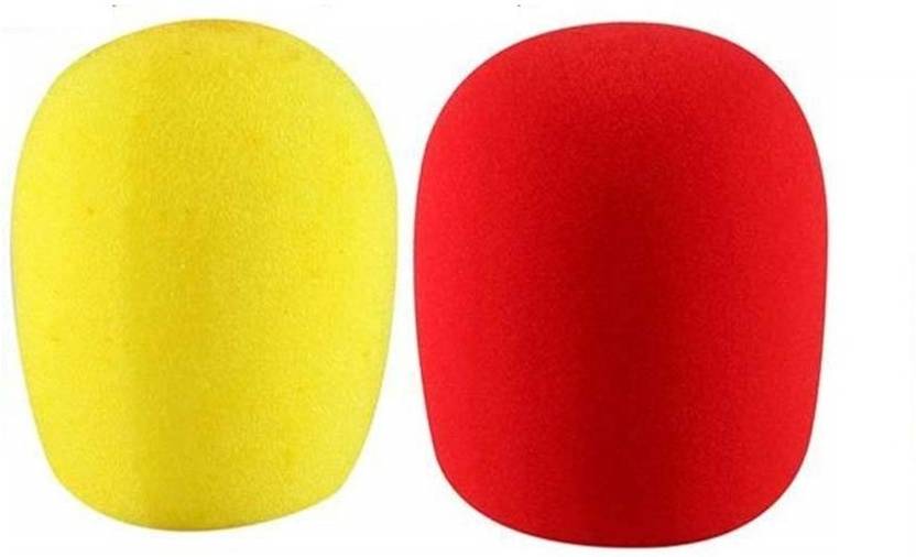 Adiohub Foam Mic Cover Handheld Microphone Windscreen (Multi Pack of 2) Mic Windscreen Foam