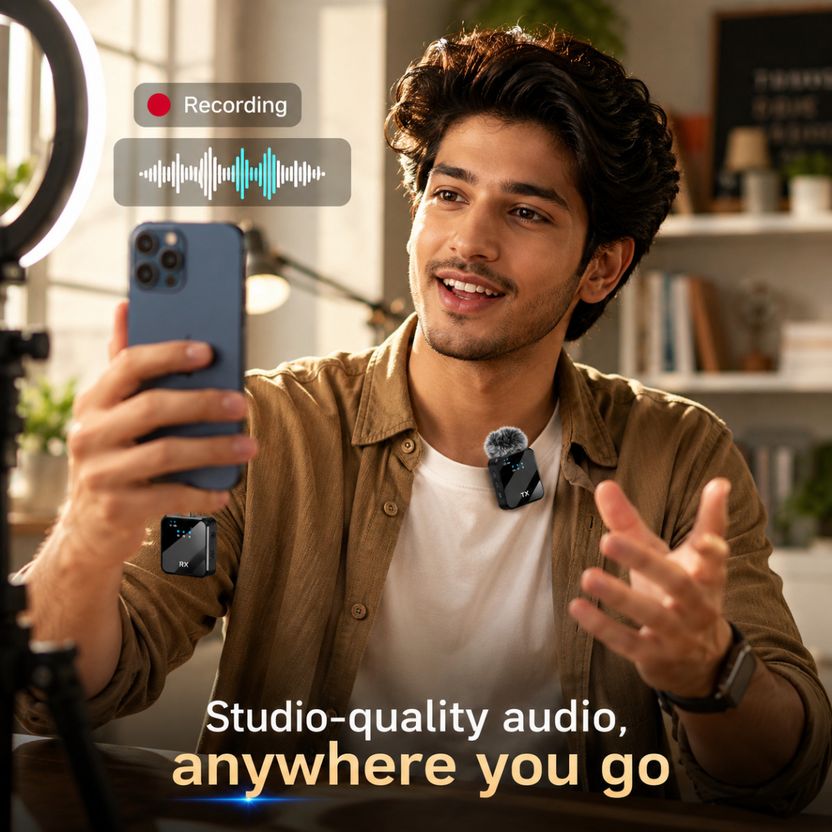 RV Enterprises Dual Wireless Mic with Noise Reduction - Image 5