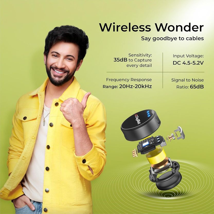 DIGITEK DWM 115 2-in-1 Wireless Microphone - Image 4