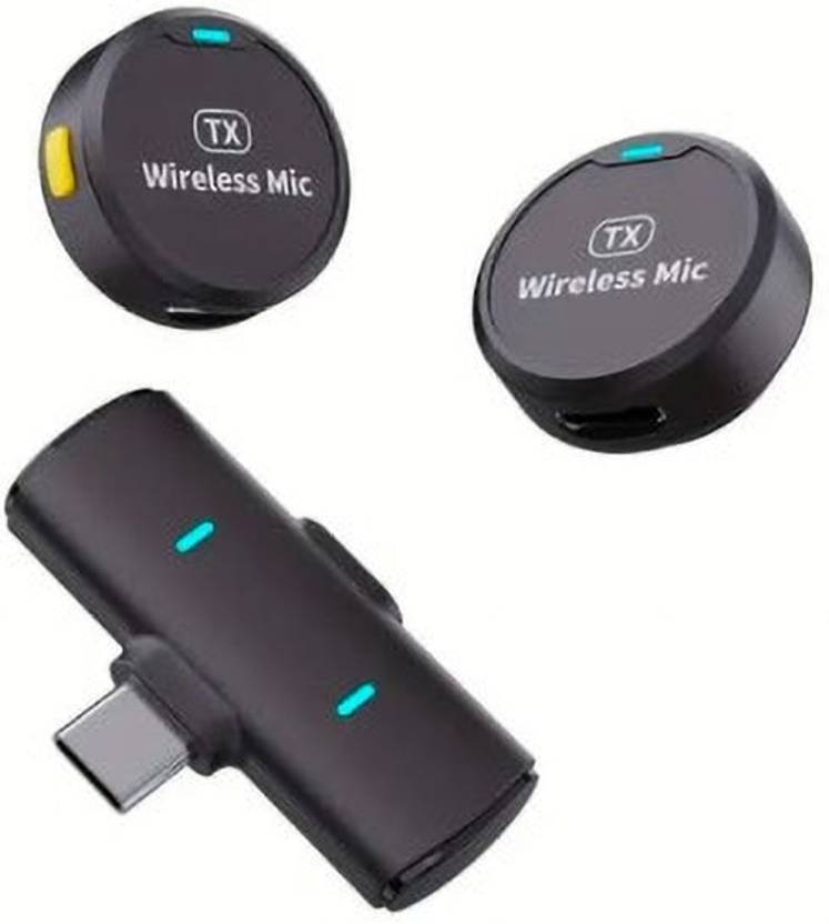 Inner Mini Magnetic Dual Wireless Mic for Mobile, Camera, Microphone_QA23 Microphone