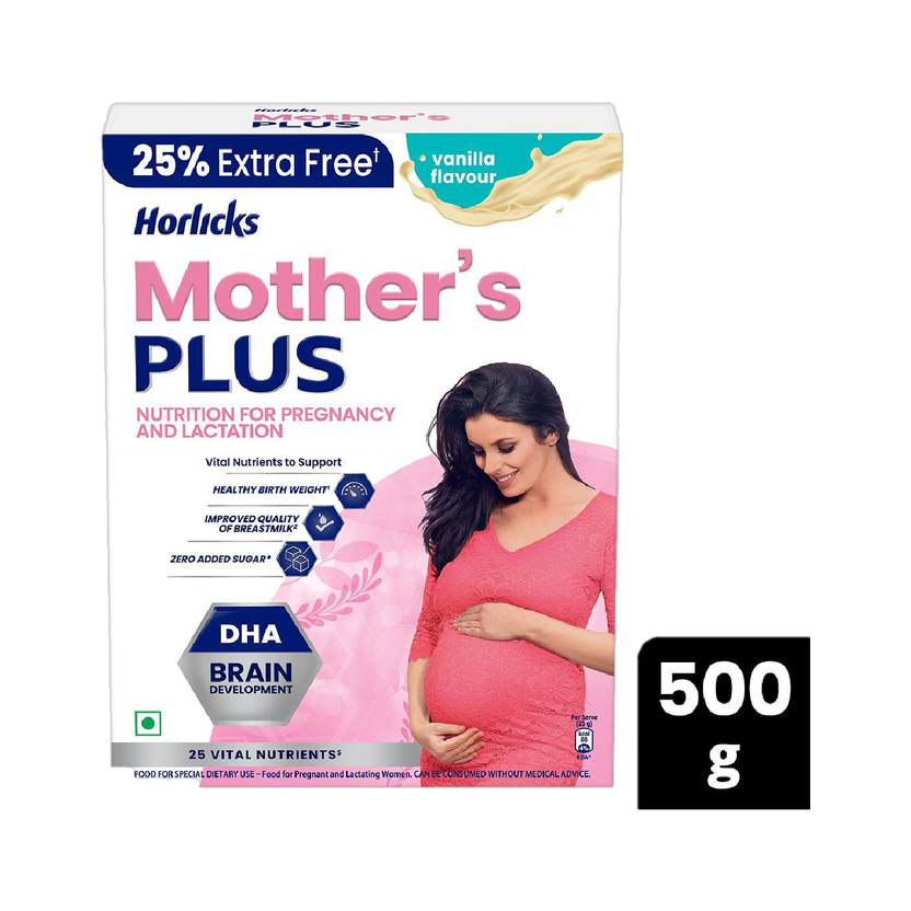 Horlicks Mother's Plus Vanilla BIB,For Pregnancy & Lactation