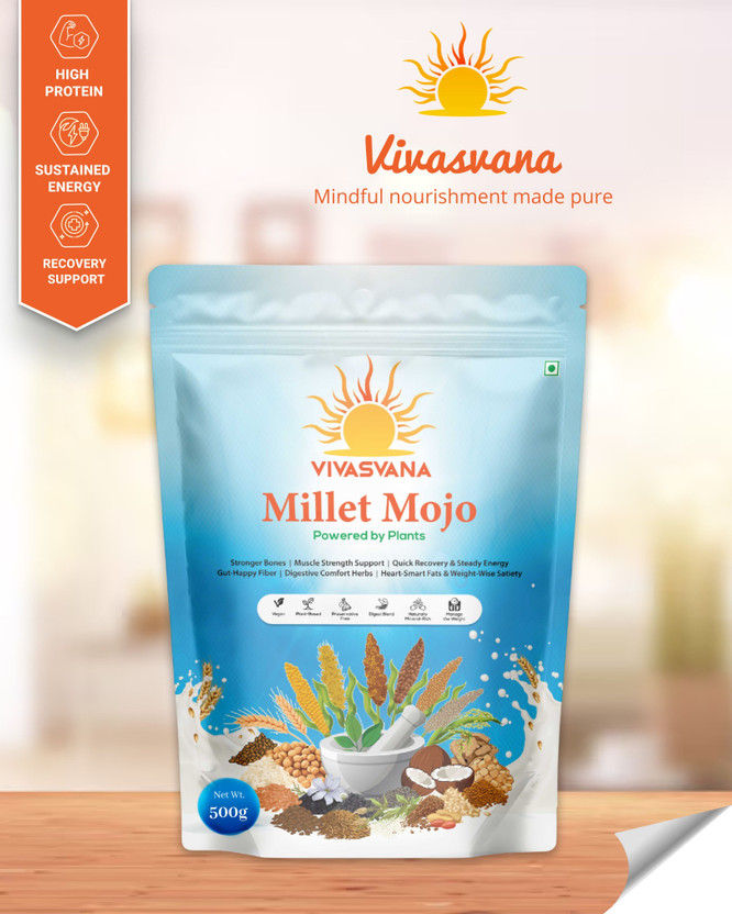 Vivasvana Millet Mojo Nutrition Mix I High Protein I High Fibre