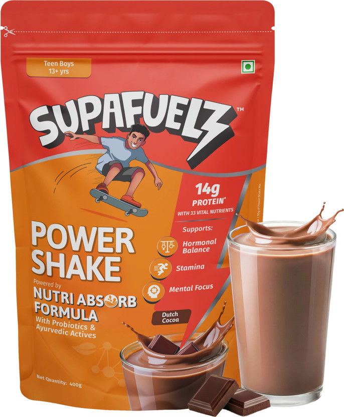 Supafuelz Powershake 13+ Boys Chocolate Nutrition Drink