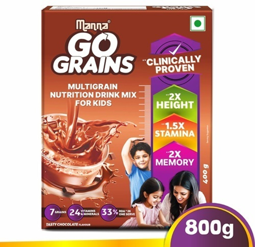 Manna Go Grains Multigrain Kids Drink