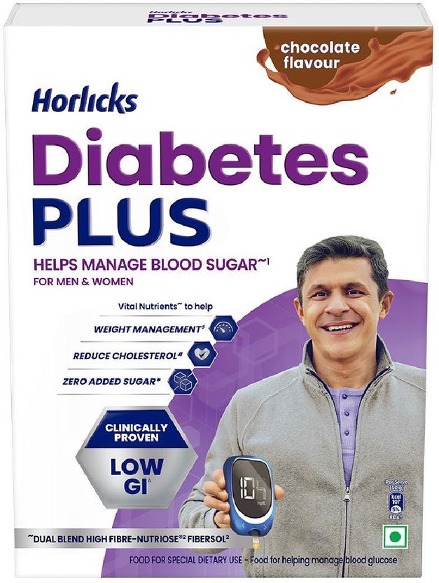 Horlicks Diabetes Plus Chocolate, 400g - Image 2