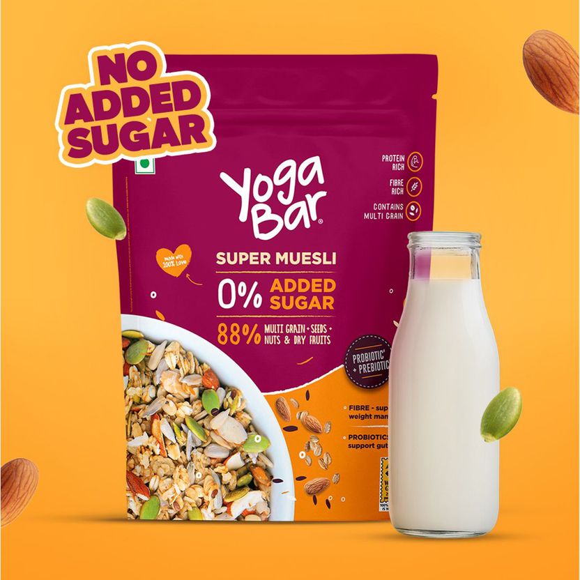 Yogabar Muesli 700g No Added Sugar - Image 1