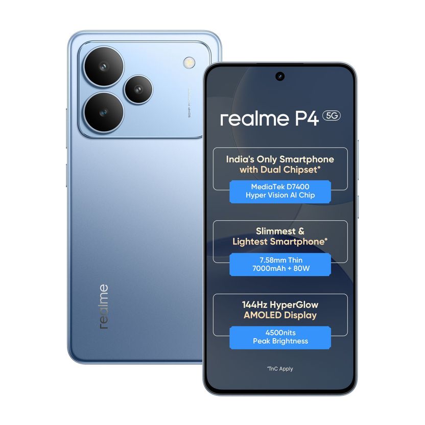 realme P4 5G 128GB 6GB RAM Steel Grey - Image 7
