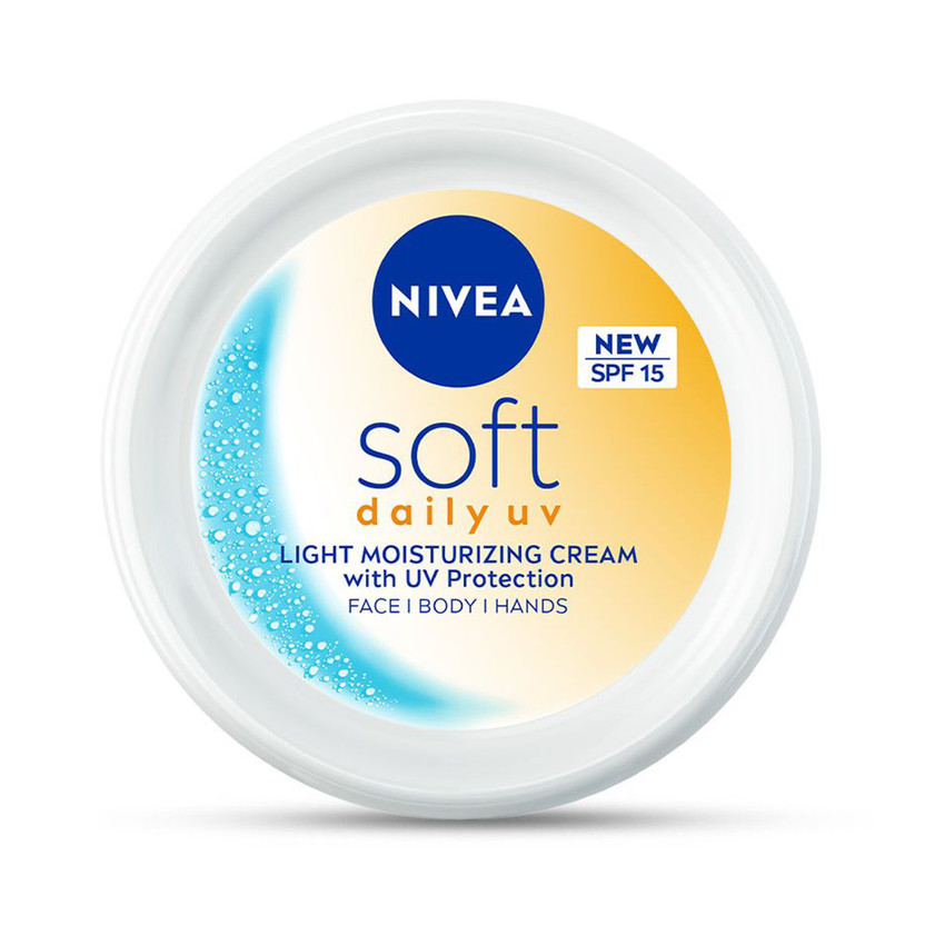 NIVEA Soft Daily SPF 15 Moisturizer 88% UV Protection Face Cream