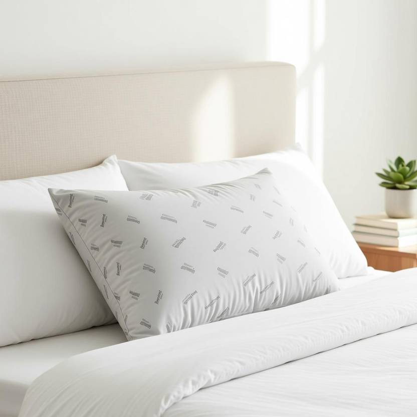 Raymond Home Microfibre Sleeping Pillow Pack of 2 Solid