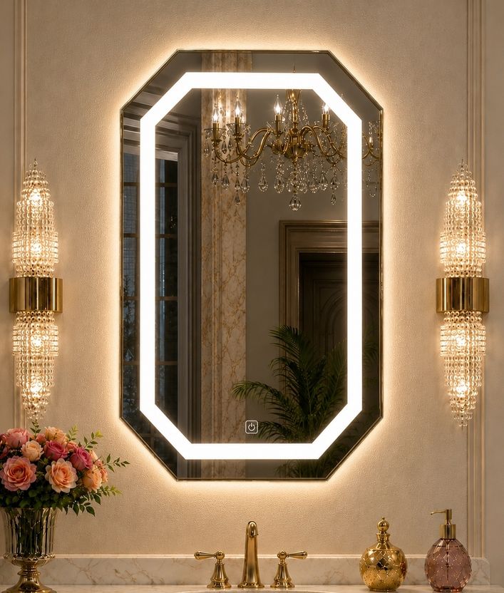 Khushi Decors LED Decorative Glass Wall Mirror - Image 3