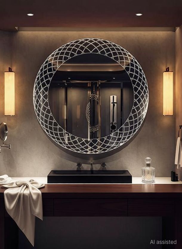 Khushi Decors LED Decorative Glass Wall Mirror - Image 8