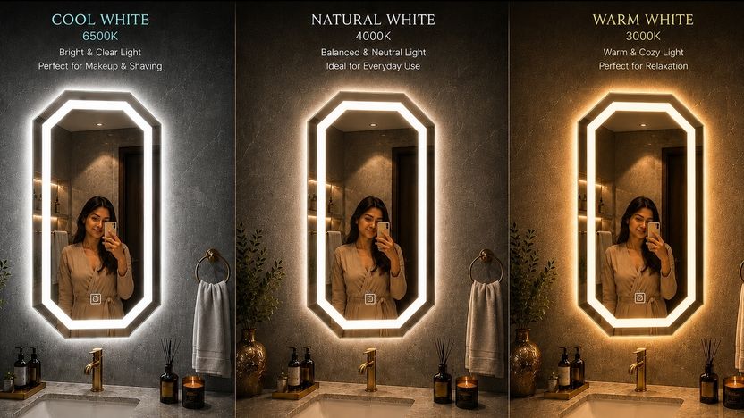 Khushi Decors LED Decorative Glass Wall Mirror - Image 5