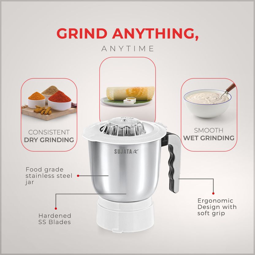 SUJATA Maxima 900W Juicer Mixer Grinder - Image 6