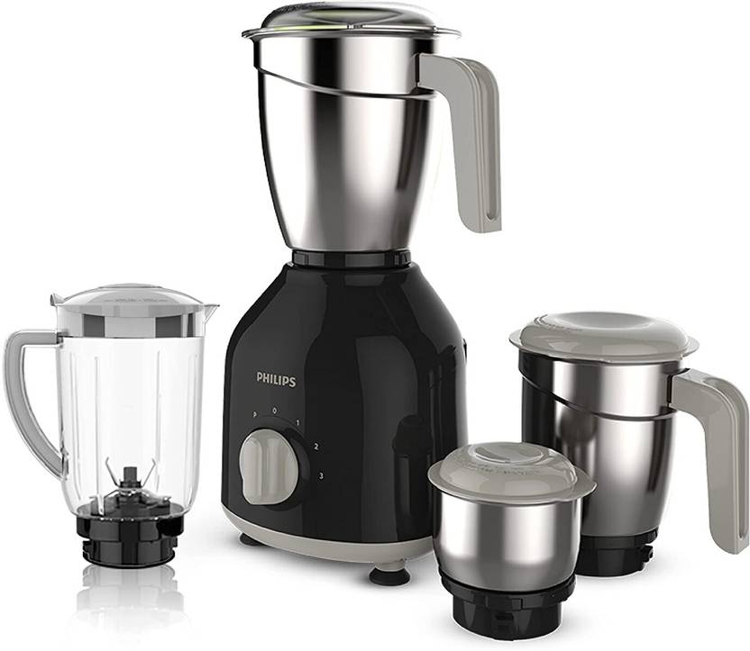 PHILIPS HL7759/00 Mixer Grinder 750 Mixer Grinder (4 Jars, Black) Price