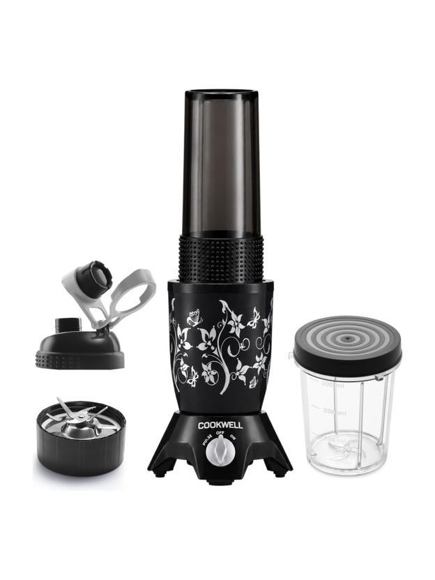 cookwell Bullet 600 W Juicer Mixer Grinder (Push + Knob | 5 Jars ...more - Image 10