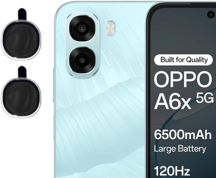 AKSHUD Back Camera Lens Glass Protector for OPPO A6x 5G